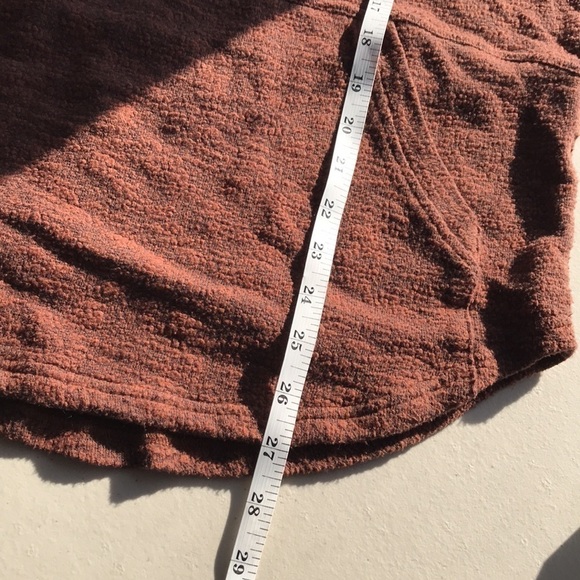 PRANA Women's Frieda Top long sleeve turtleneck oversized XS brown - Picture 9 of 10